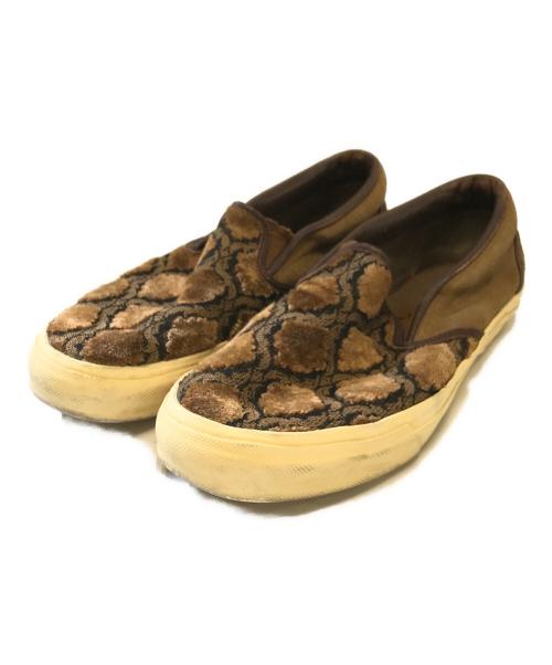 NUMBER (N)INE（ナンバーナイン）NUMBER (N)INE (ナンバーナイン) スリッポン ブラウン サイズ:8の古着・服飾アイテム