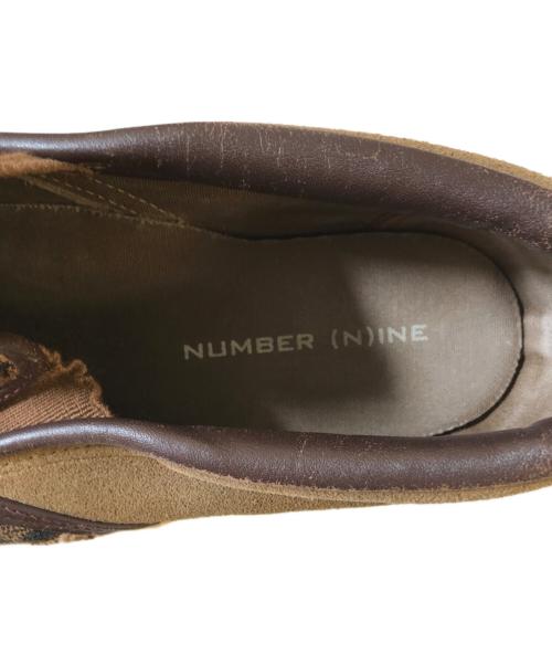 NUMBER (N)INE（ナンバーナイン）NUMBER (N)INE (ナンバーナイン) スリッポン ブラウン サイズ:8の古着・服飾アイテム