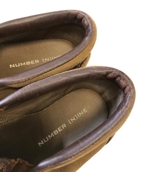 NUMBER (N)INE（ナンバーナイン）NUMBER (N)INE (ナンバーナイン) スリッポン ブラウン サイズ:8の古着・服飾アイテム