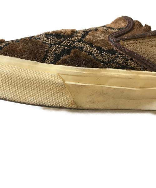 NUMBER (N)INE（ナンバーナイン）NUMBER (N)INE (ナンバーナイン) スリッポン ブラウン サイズ:8の古着・服飾アイテム