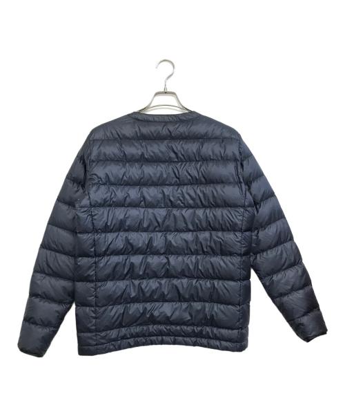 nanga white label（ナンガホワイトレーベル）nanga white label (ナンガホワイトレーベル) ダウンカーディガン ネイビー サイズ:Mの古着・服飾アイテム