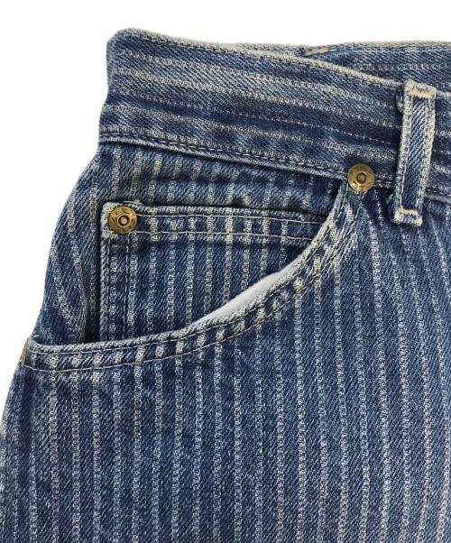 LEE（リー）LEE (リー) ストライプデニムパンツ インディゴ サイズ:表記なしの古着・服飾アイテム
