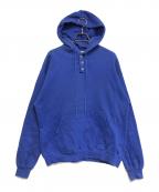 RUSSELL ATHLETICラッセルアスレチック）の古着「ヘンリーネックパーカー」｜ブルー