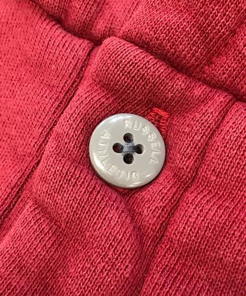 RUSSELL ATHLETIC（ラッセルアスレチック）RUSSELL ATHLETIC (ラッセルアスレチック) L.L.Bean (エルエルビーン) ヘンリーネックパーカー レッド サイズ:Lの古着・服飾アイテム