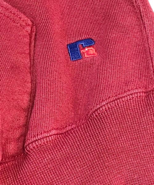 RUSSELL ATHLETIC（ラッセルアスレチック）RUSSELL ATHLETIC (ラッセルアスレチック) L.L.Bean (エルエルビーン) ヘンリーネックパーカー レッド サイズ:Lの古着・服飾アイテム