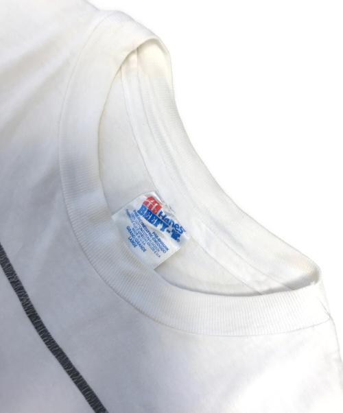Hanes（ヘインズ）Hanes (ヘインズ) プリントTシャツ ホワイト サイズ:Lの古着・服飾アイテム