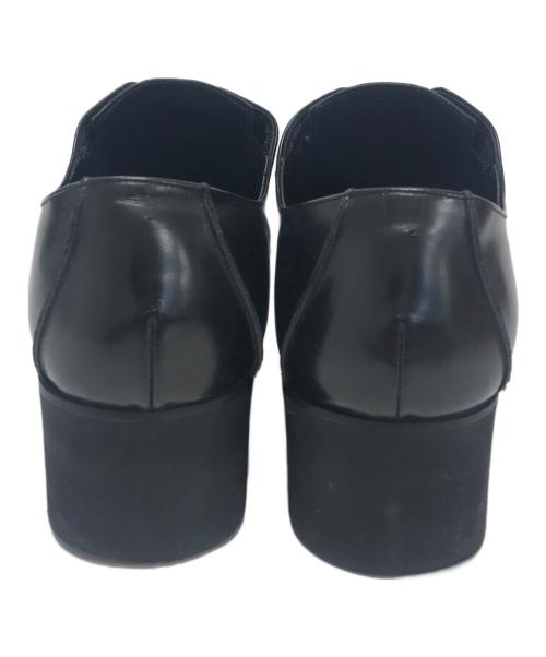 Y's（ワイズ）Y's (ワイズ) スクエアトゥー厚底シューズ ブラック サイズ:表記なしの古着・服飾アイテム