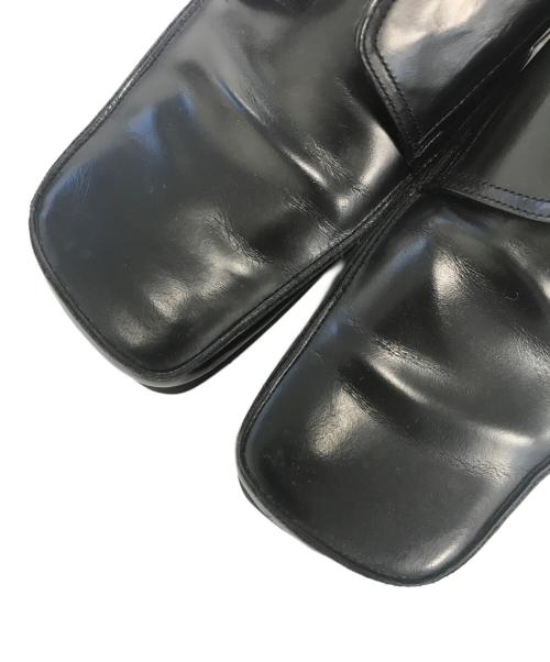 Y's（ワイズ）Y's (ワイズ) スクエアトゥー厚底シューズ ブラック サイズ:表記なしの古着・服飾アイテム