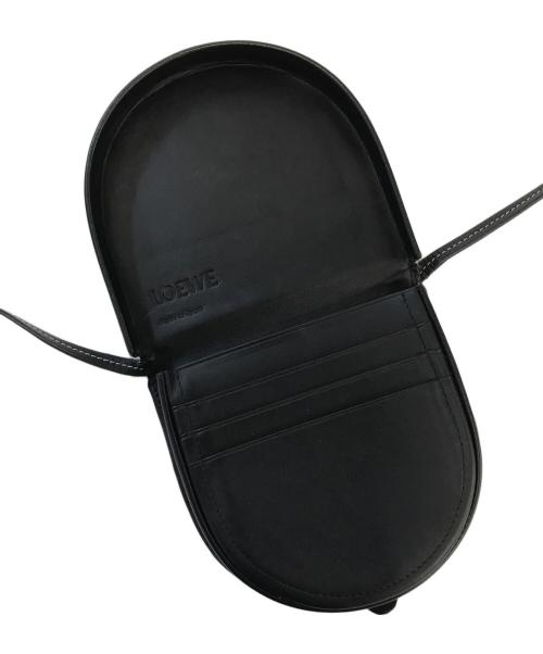 LOEWE（ロエベ）LOEWE (ロエベ) ミニレザーショルダーバッグ ブラック サイズ:表記なしの古着・服飾アイテム