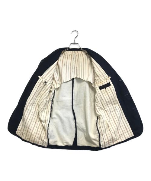 COMME des GARCONS HOMME（コムデギャルソン オム）COMME des GARCONS HOMME (コムデギャルソン オム) ダック地テーラードジャケット ブラック サイズ:Mの古着・服飾アイテム