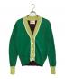 PLAN C（プランシー）の古着「ニットカーディガン」｜グリーン