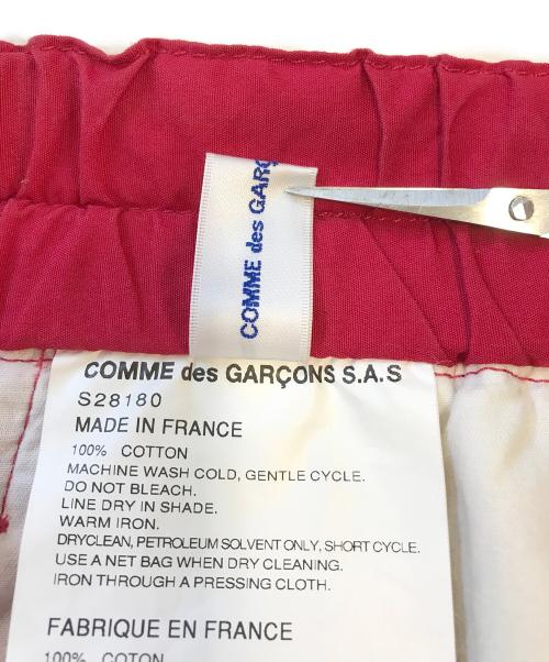 COMME des GARCONS SHIRT（コムデギャルソンシャツ）COMME des GARCONS SHIRT (コムデギャルソンシャツ) パンツ レッド サイズ:XSの古着・服飾アイテム