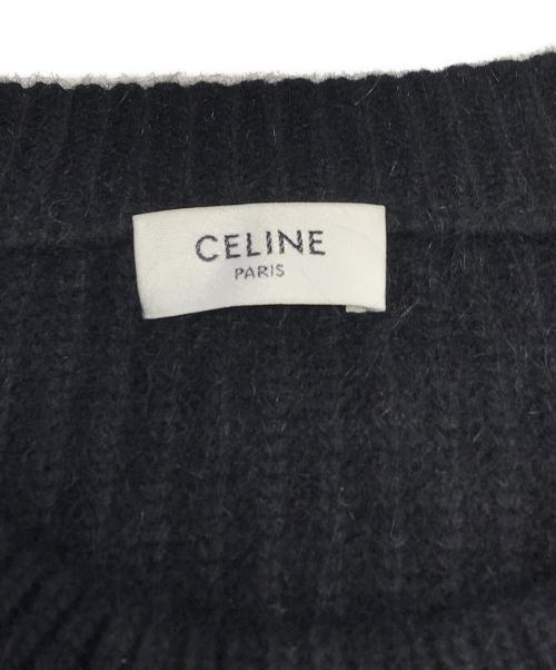 CELINE（セリーヌ）CELINE (セリーヌ) ロゴニット ブラック サイズ:Sの古着・服飾アイテム