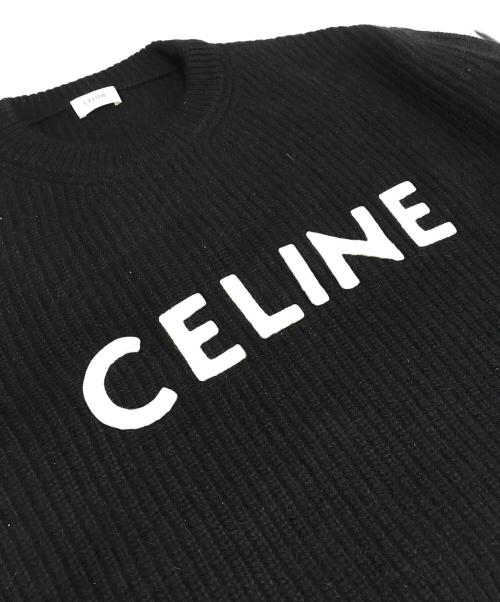 CELINE（セリーヌ）CELINE (セリーヌ) ロゴニット ブラック サイズ:Sの古着・服飾アイテム