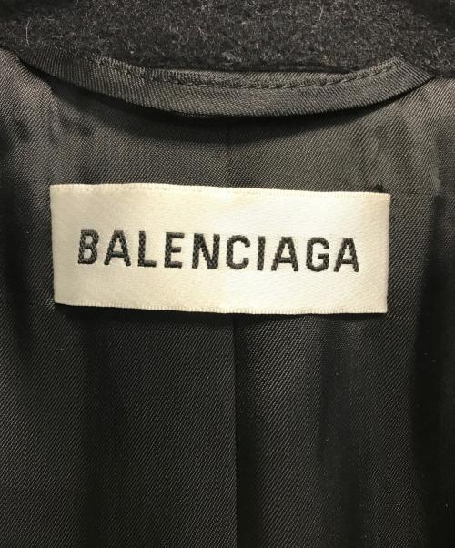 BALENCIAGA（バレンシアガ）BALENCIAGA (バレンシアガ) ダブルチェスターコート ブラック サイズ:36の古着・服飾アイテム