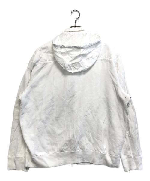 POLO RALPH LAUREN（ポロ・ラルフローレン）POLO RALPH LAUREN (ポロ・ラルフローレン) スウェット切替ジャケット ホワイト サイズ:XXLの古着・服飾アイテム
