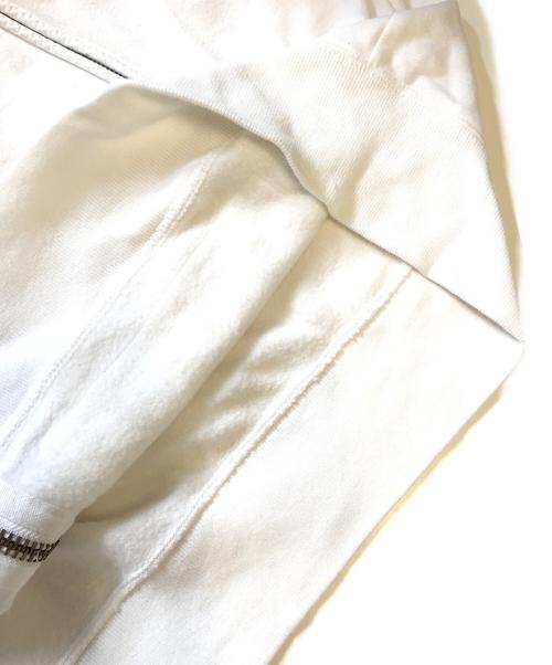 POLO RALPH LAUREN（ポロ・ラルフローレン）POLO RALPH LAUREN (ポロ・ラルフローレン) スウェット切替ジャケット ホワイト サイズ:XXLの古着・服飾アイテム