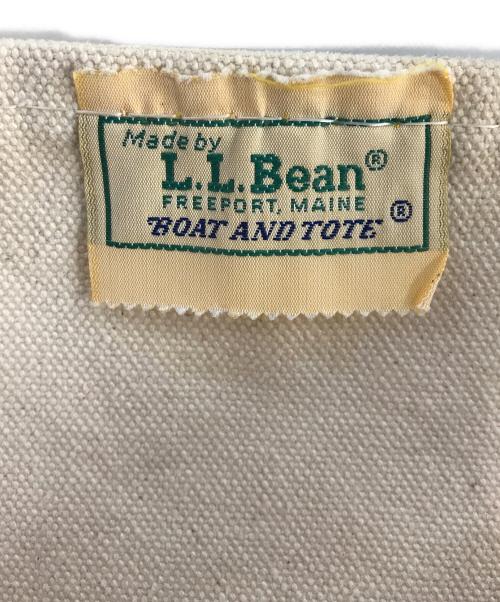 L.L.Bean（エルエルビーン）L.L.Bean (エルエルビーン) キャンバストートバッグ アイボリー サイズ:表記なしの古着・服飾アイテム