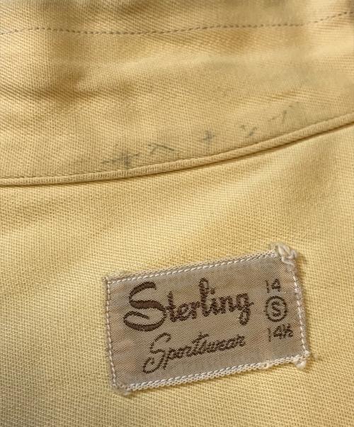 Sterling sports wear（スターリング・スポーツ・ウェア―）Sterling sports wear (スターリング・スポーツ・ウェア―) レーヨンウエスタンシャツ イエロー サイズ:Sの古着・服飾アイテム