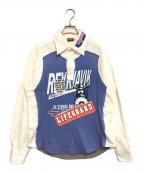 DOLCE & GABBANAドルチェ＆ガッバーナ）の古着「リメイク加工プルオーバーシャツ」｜ホワイト