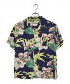 EATON'S OF CALIFORNIAイートン・オブ・カリフォルニア）の古着「アロハシャツ」｜ネイビー