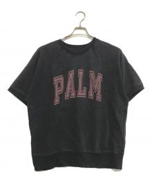 Palm Angels（パーム エンジェルス）の古着「半袖スウェット」｜ブラック