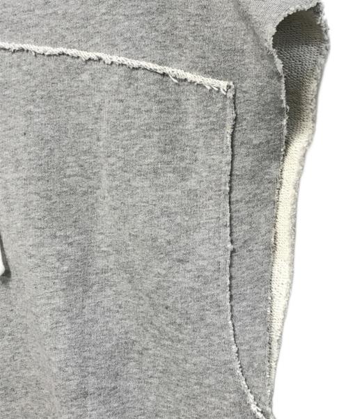 Maison Margiela（メゾンマルジェラ）Maison Margiela (メゾンマルジェラ) ノースリーブパーカー グレー サイズ:46の古着・服飾アイテム