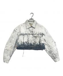 Acne studios（アクネ ストゥディオス）の古着「ペンキ加工デニムジャケット」