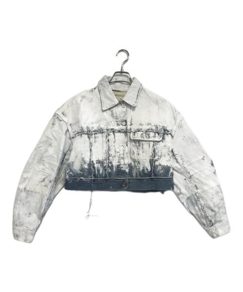 Acne studios（アクネ ストゥディオス）Acne studios (アクネ ストゥディオス) ペンキ加工デニムジャケット サイズ:32の古着・服飾アイテム