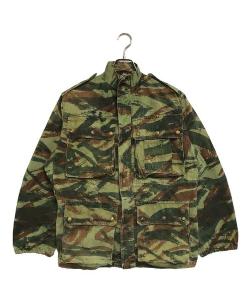 VINTAGE MILITARY（ヴィンテージ ミリタリー）VINTAGE MILITARY (ヴィンテージ ミリタリー) French Army パラトルーパージャケット グリーン サイズ:表記なしの古着・服飾アイテム