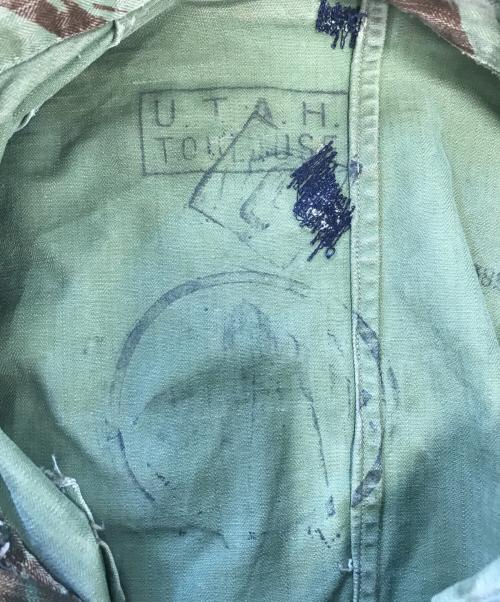 VINTAGE MILITARY（ヴィンテージ ミリタリー）VINTAGE MILITARY (ヴィンテージ ミリタリー) French Army パラトルーパージャケット グリーン サイズ:表記なしの古着・服飾アイテム