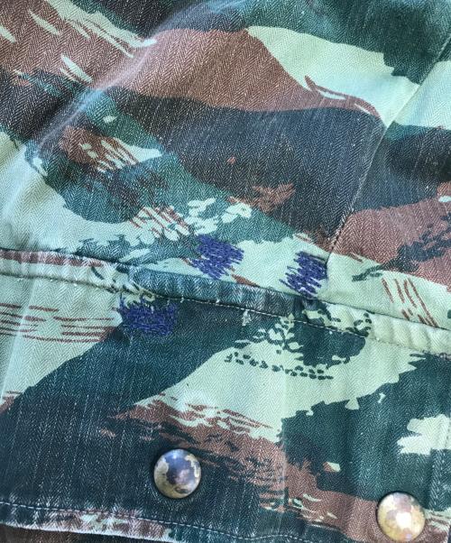 VINTAGE MILITARY（ヴィンテージ ミリタリー）VINTAGE MILITARY (ヴィンテージ ミリタリー) French Army パラトルーパージャケット グリーン サイズ:表記なしの古着・服飾アイテム