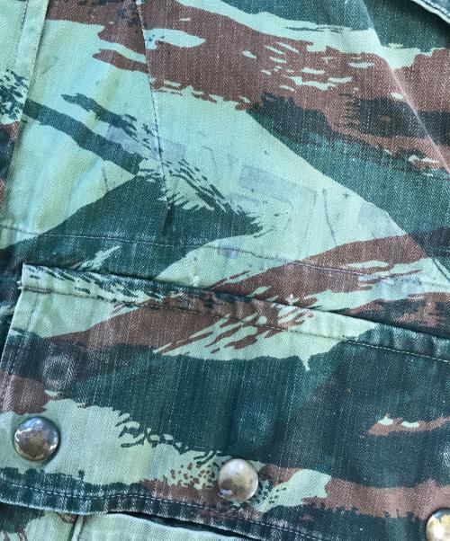 VINTAGE MILITARY（ヴィンテージ ミリタリー）VINTAGE MILITARY (ヴィンテージ ミリタリー) French Army パラトルーパージャケット グリーン サイズ:表記なしの古着・服飾アイテム