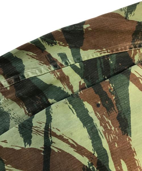 VINTAGE MILITARY（ヴィンテージ ミリタリー）VINTAGE MILITARY (ヴィンテージ ミリタリー) French Army パラトルーパージャケット グリーン サイズ:表記なしの古着・服飾アイテム