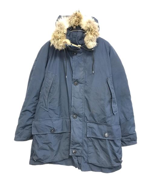 Eddie Bauer（エディーバウアー）Eddie Bauer (エディーバウアー) SUPERIOR POLAR PARKA ネイビー サイズ:Lの古着・服飾アイテム
