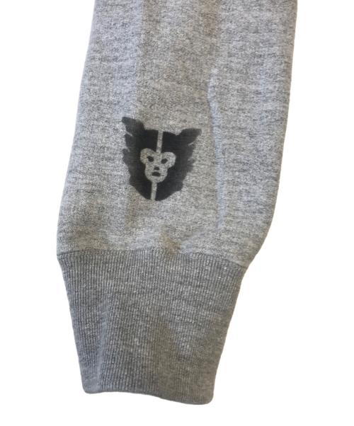 HUMAN MADE（ヒューマンメイド）HUMAN MADE (ヒューマンメイド) ハーフジップスウェット グレー サイズ:XXLの古着・服飾アイテム