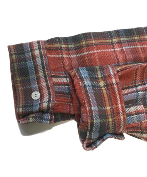 HUMAN MADE（ヒューマンメイド）HUMAN MADE (ヒューマンメイド) チェックネルシャツ レッド サイズ:XLの古着・服飾アイテム