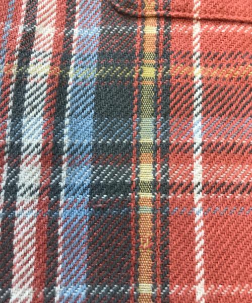 HUMAN MADE（ヒューマンメイド）HUMAN MADE (ヒューマンメイド) チェックネルシャツ レッド サイズ:XLの古着・服飾アイテム