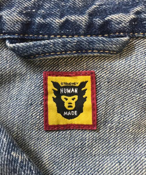 HUMAN MADE（ヒューマンメイド）HUMAN MADE (ヒューマンメイド) Storm Cowboy Denim Jacket Type1968 インディゴ サイズ:XXLの古着・服飾アイテム