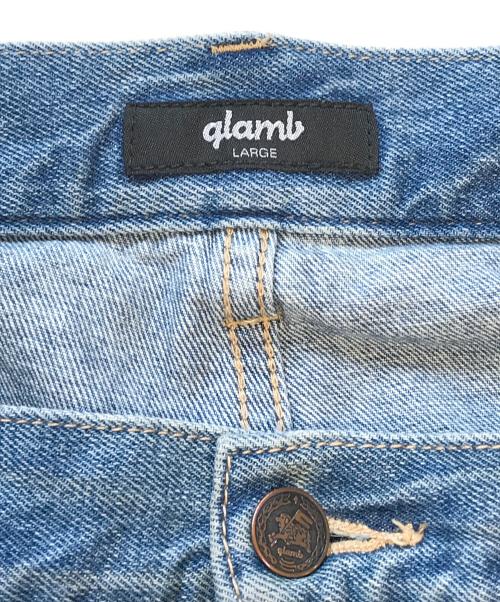 glamb（グラム）glamb (グラム) ダメージデニムペインターパンツ インディゴ サイズ:Lの古着・服飾アイテム