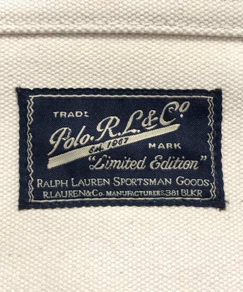 POLO RALPH LAUREN（ポロ・ラルフローレン）POLO RALPH LAUREN (ポロ・ラルフローレン) キャンバスボストンバッグ アイボリー サイズ:表記なしの古着・服飾アイテム