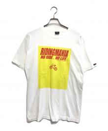 Ridingmania（ライディングマニア）の古着「プリントTシャツ」｜ホワイト