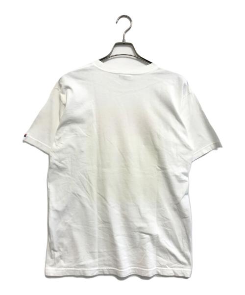 Ridingmania（ライディングマニア）Ridingmania (ライディングマニア) プリントTシャツ ホワイト サイズ:Ｍの古着・服飾アイテム