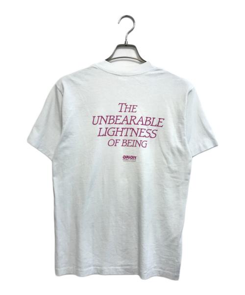 ムービーTシャツ（ムービーTシャツ）ムービーTシャツ (ムービーTシャツ) 80s the unbearable lightness of being(ジ・アンベアラブル・ライトネス・オブ・ビーイング)ムービーTシャツ ホワイト サイズ:Lの古着・服飾アイテム