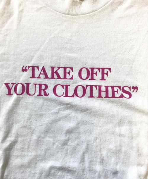 ムービーTシャツ（ムービーTシャツ）ムービーTシャツ (ムービーTシャツ) 80s the unbearable lightness of being(ジ・アンベアラブル・ライトネス・オブ・ビーイング)ムービーTシャツ ホワイト サイズ:Lの古着・服飾アイテム