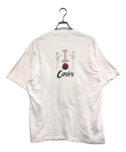 Hanes（ヘインズ）Hanes (ヘインズ) プリントTシャツ ピンク サイズ:XLの古着・服飾アイテム