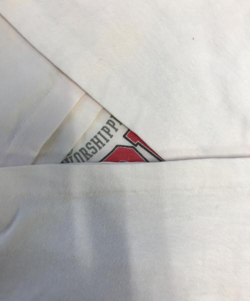 Hanes（ヘインズ）Hanes (ヘインズ) プリントTシャツ ピンク サイズ:XLの古着・服飾アイテム