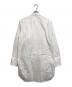 COMME des GARCONS HOMME PLUS (コムデギャルソンオムプリュス) スイッチング ロングドレス シャツ ホワイト サイズ:XS：27000円