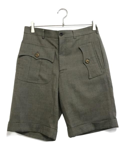 COMME des GARCONS HOMME PLUS（コムデギャルソンオムプリュス）COMME des GARCONS HOMME PLUS (コムデギャルソンオムプリュス) ハーフパンツ オリーブ サイズ:Sの古着・服飾アイテム