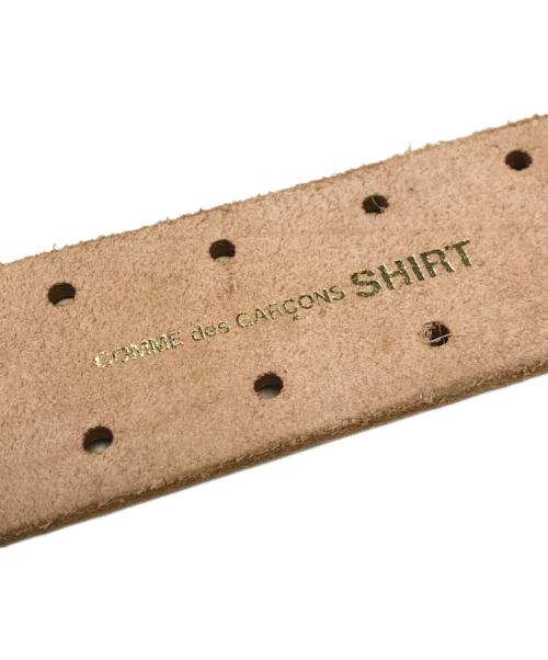 COMME des GARCONS SHIRT（コムデギャルソンシャツ）COMME des GARCONS SHIRT (コムデギャルソンシャツ) レザーベルト ブラウン サイズ:表記なしの古着・服飾アイテム